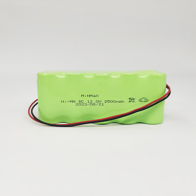 Batería Ni-Mh de alta temperatura 12V 2500mAh Carga y descarga Temperatura -20°C~+70°C